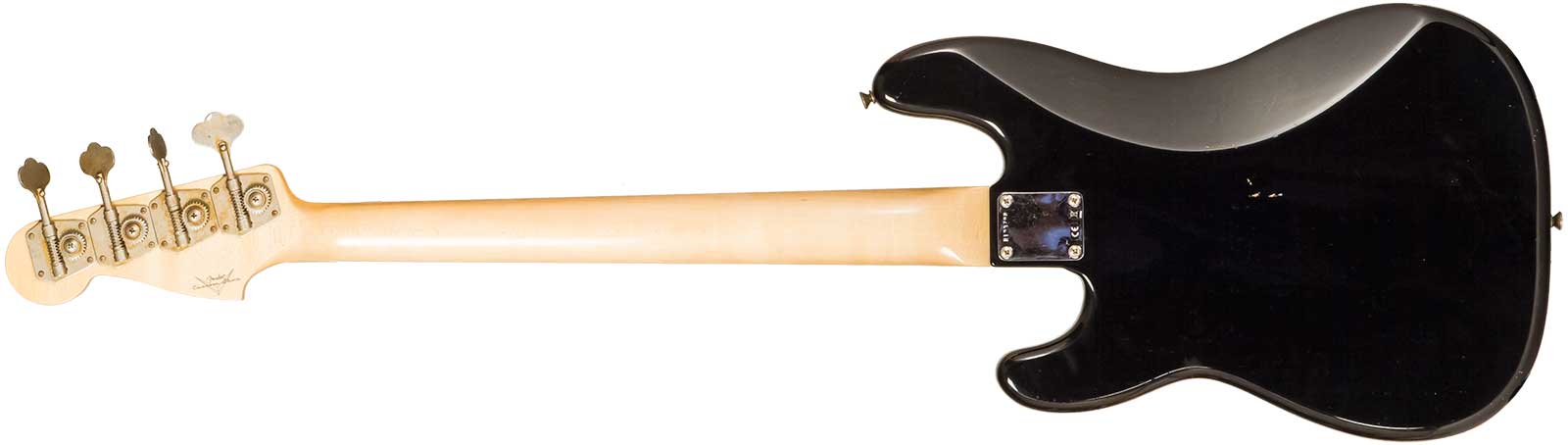 Fender Custom Shop Precision Bass 1962 Rw #r133798 - Journey Man Relic Black - Solid body elektrische bas - Variation 1