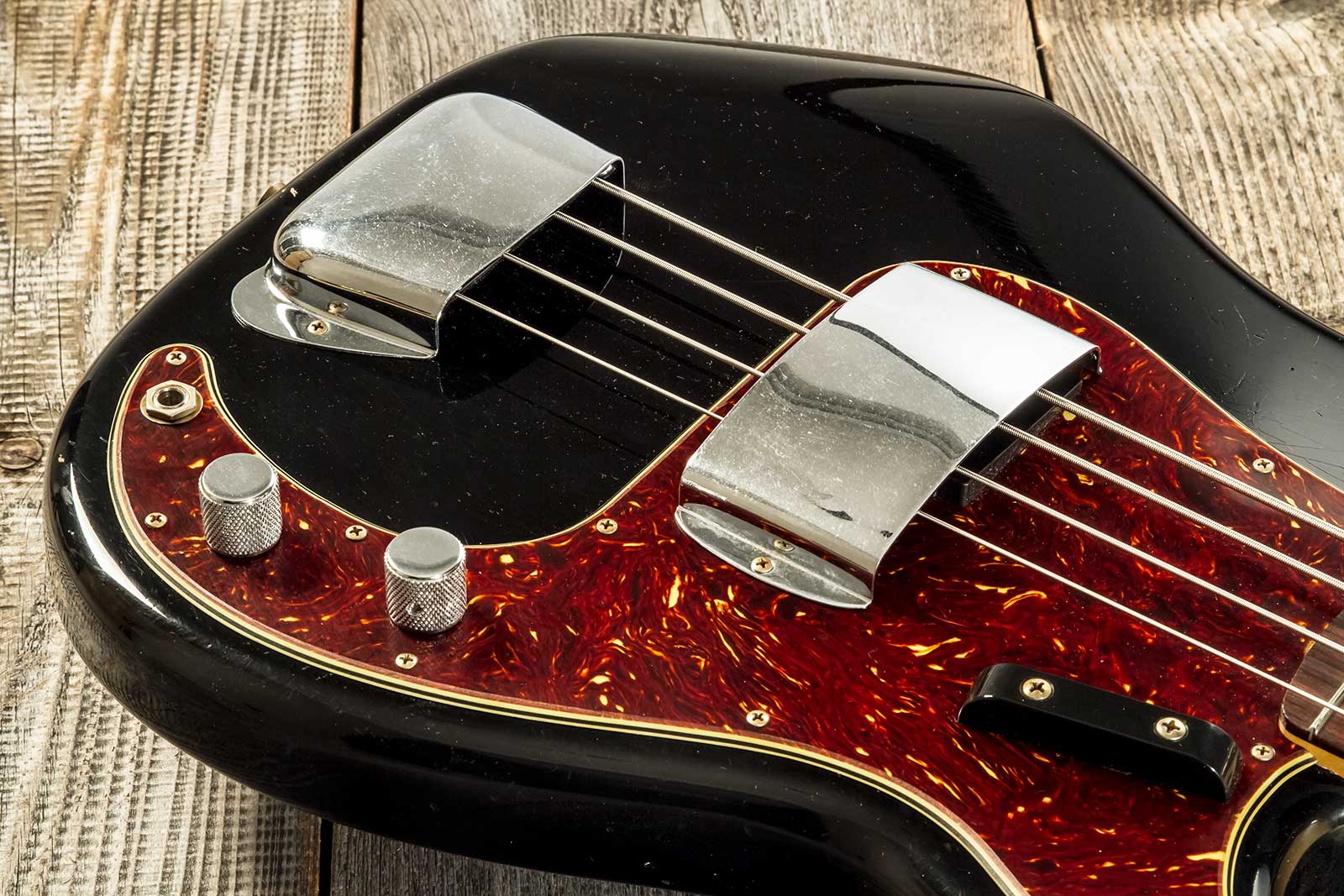Fender Custom Shop Precision Bass 1962 Rw #r133798 - Journey Man Relic Black - Solid body elektrische bas - Variation 3