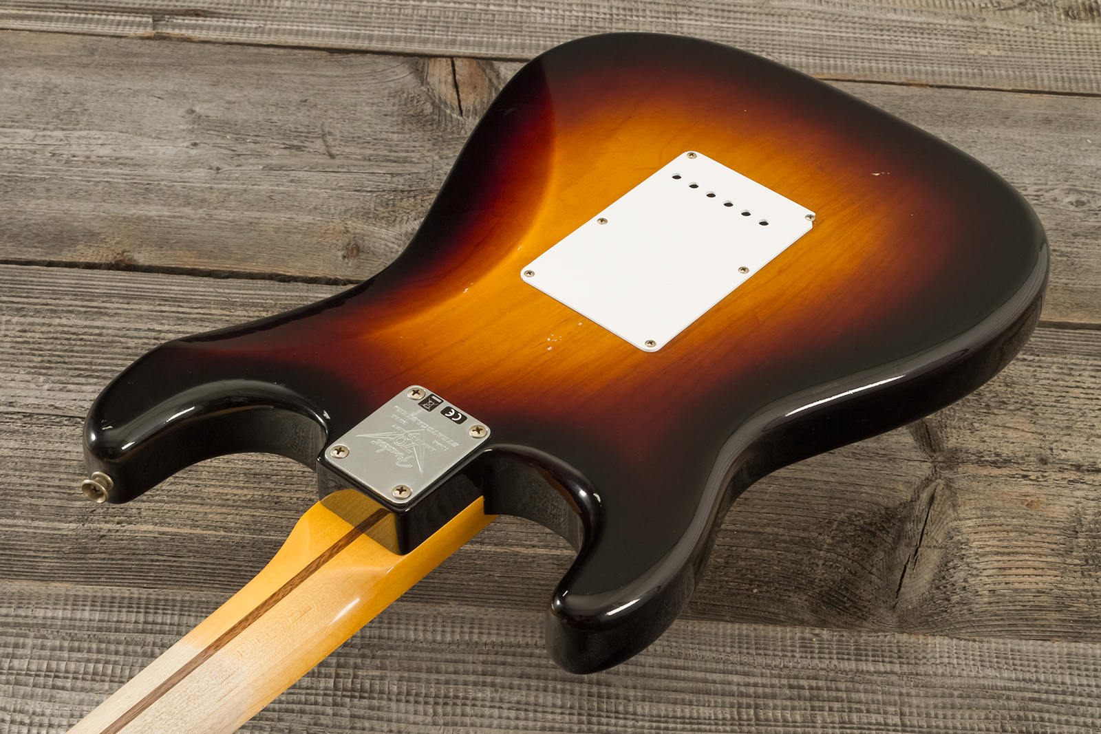 Fender Custom Shop Strat 1954 70th Anniv. 3s Trem Mn #xn4241 - Journeyman Relic Wide-fade 2-color Sunburst - Elektrische gitaar in Strat vorm - Variat