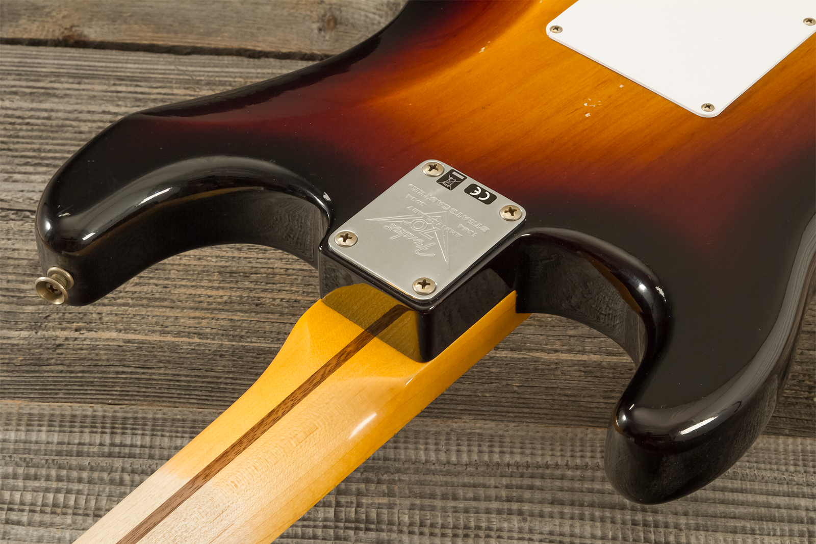 Fender Custom Shop Strat 1954 70th Anniv. 3s Trem Mn #xn4241 - Journeyman Relic Wide-fade 2-color Sunburst - Elektrische gitaar in Strat vorm - Variat