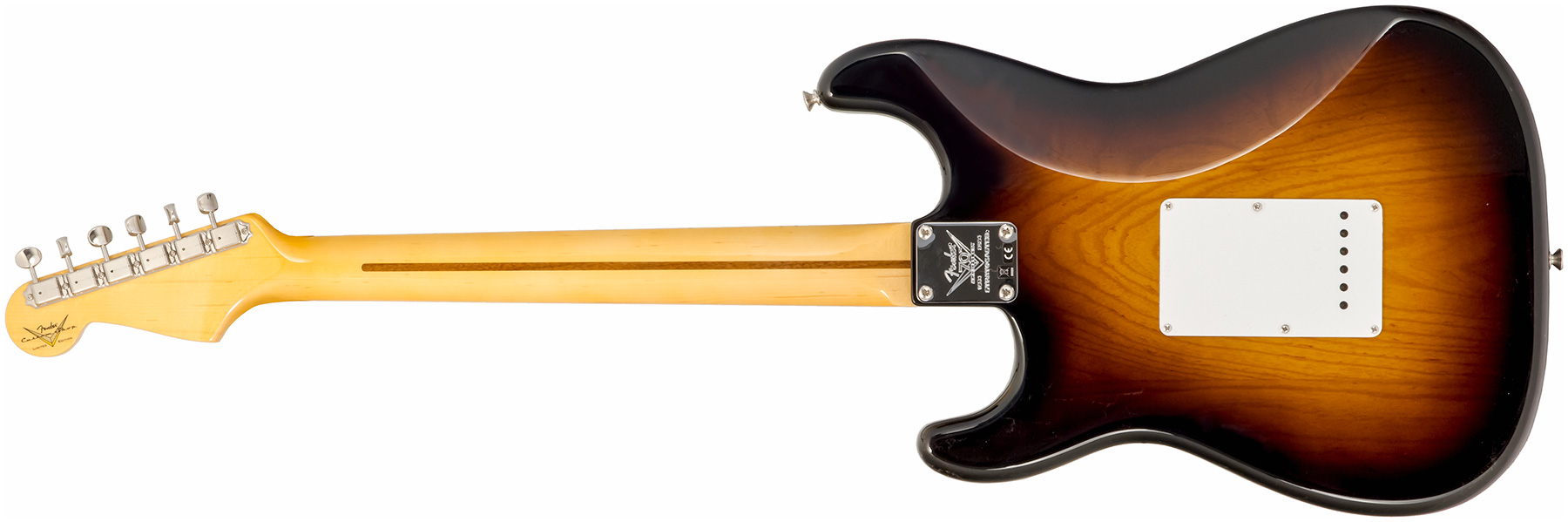 Fender Custom Shop Strat 1954 70th Anniv. 3s Trem Mn #xn4558 - Nos Wide Fade 2-color Sunburst - Elektrische gitaar in Str-vorm - Variation 1