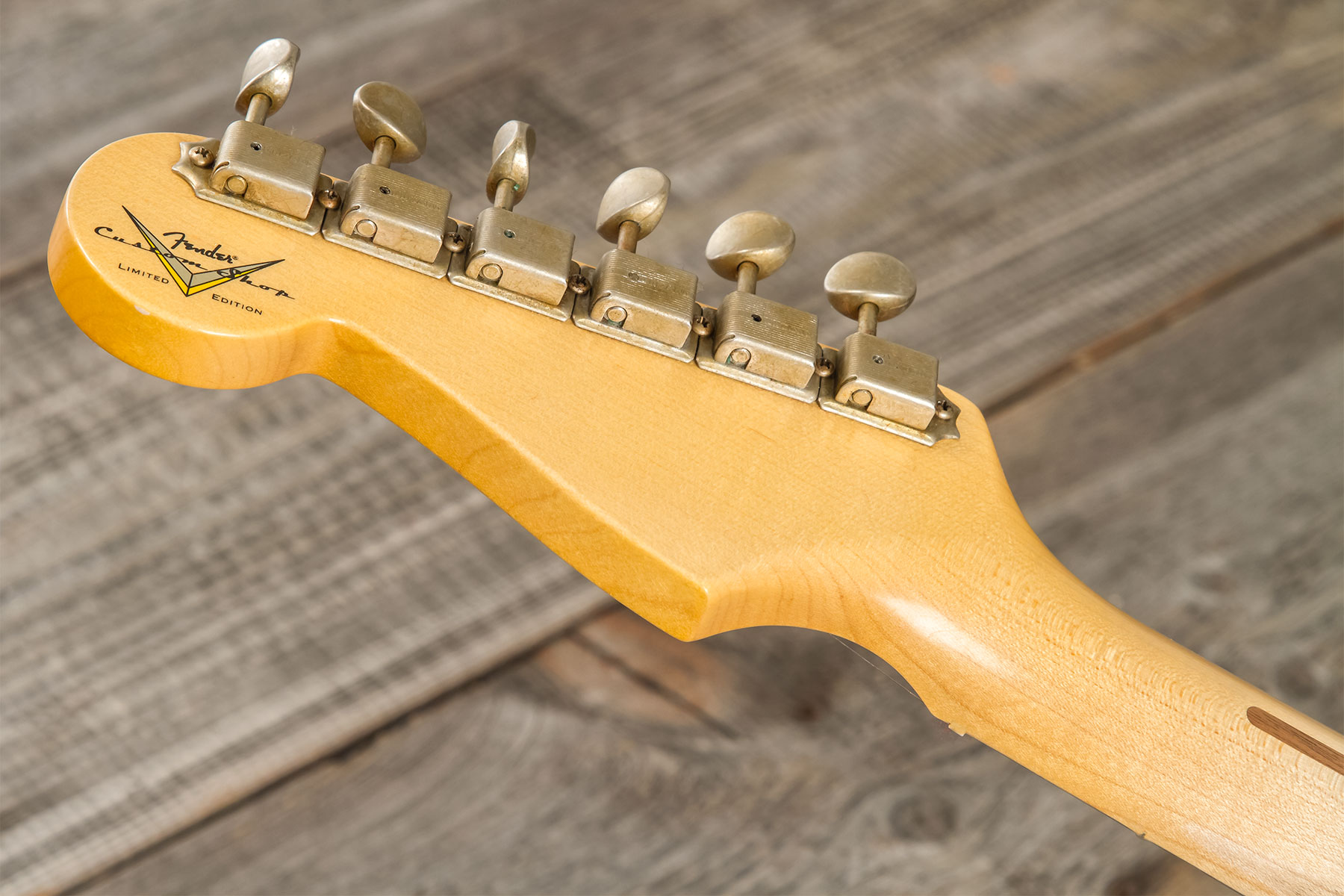 Fender Custom Shop Strat 1954 70th Anniv. 3s Trem Mn #xn4912 - Journeyman Relic Vintage Blonde - Elektrische gitaar in Str-vorm - Variation 12