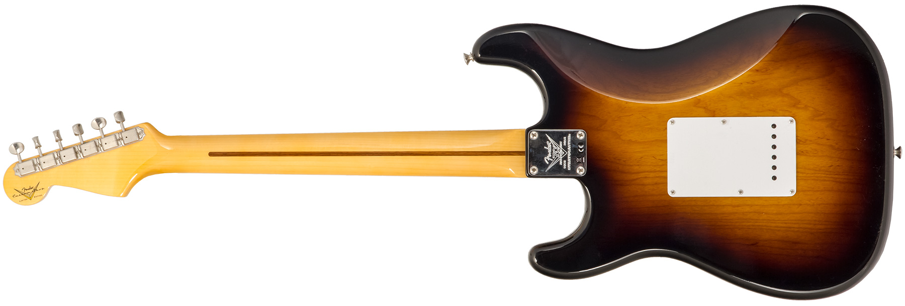Fender Custom Shop Strat 1954 70th Anniv. #xn4611 3s Trem Mn - Time Capsule Wide Fade 2-color Sunburst - Elektrische gitaar in Str-vorm - Variation 2