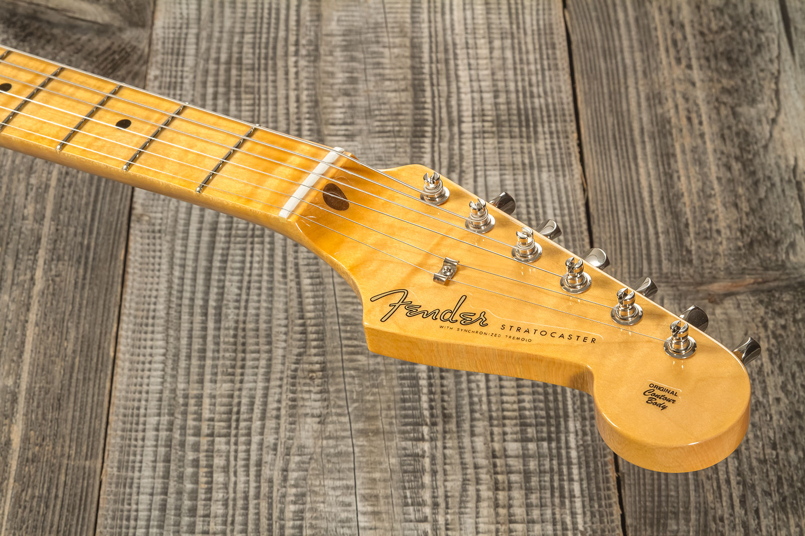 Fender Custom Shop Strat 1956 3s Trem Mn #r133022 - Nos Fiesta Red - Elektrische gitaar in Str-vorm - Variation 7
