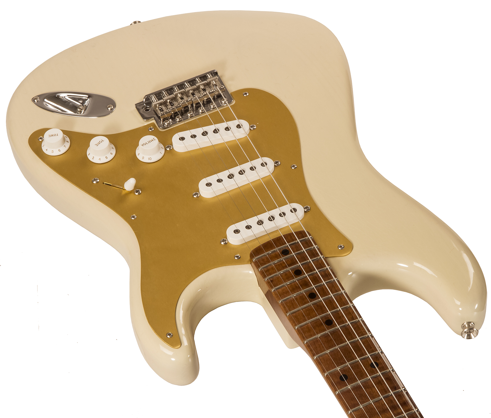 Fender Custom Shop Strat 1957 3s Trem Mn #r116646 - Lush Closet Classic Vintage Blonde - Elektrische gitaar in Str-vorm - Variation 2