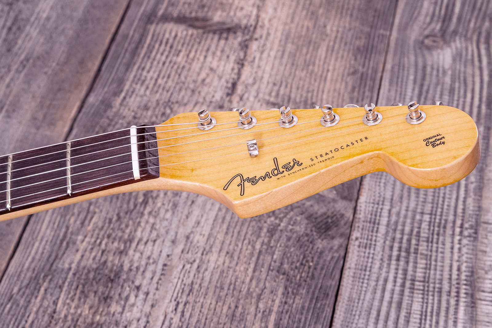 Fender Custom Shop Strat 1959 3s Trem Rw #r143419 - Time Capsule Sonic Blue - Elektrische gitaar in Strat vorm - Variation 12