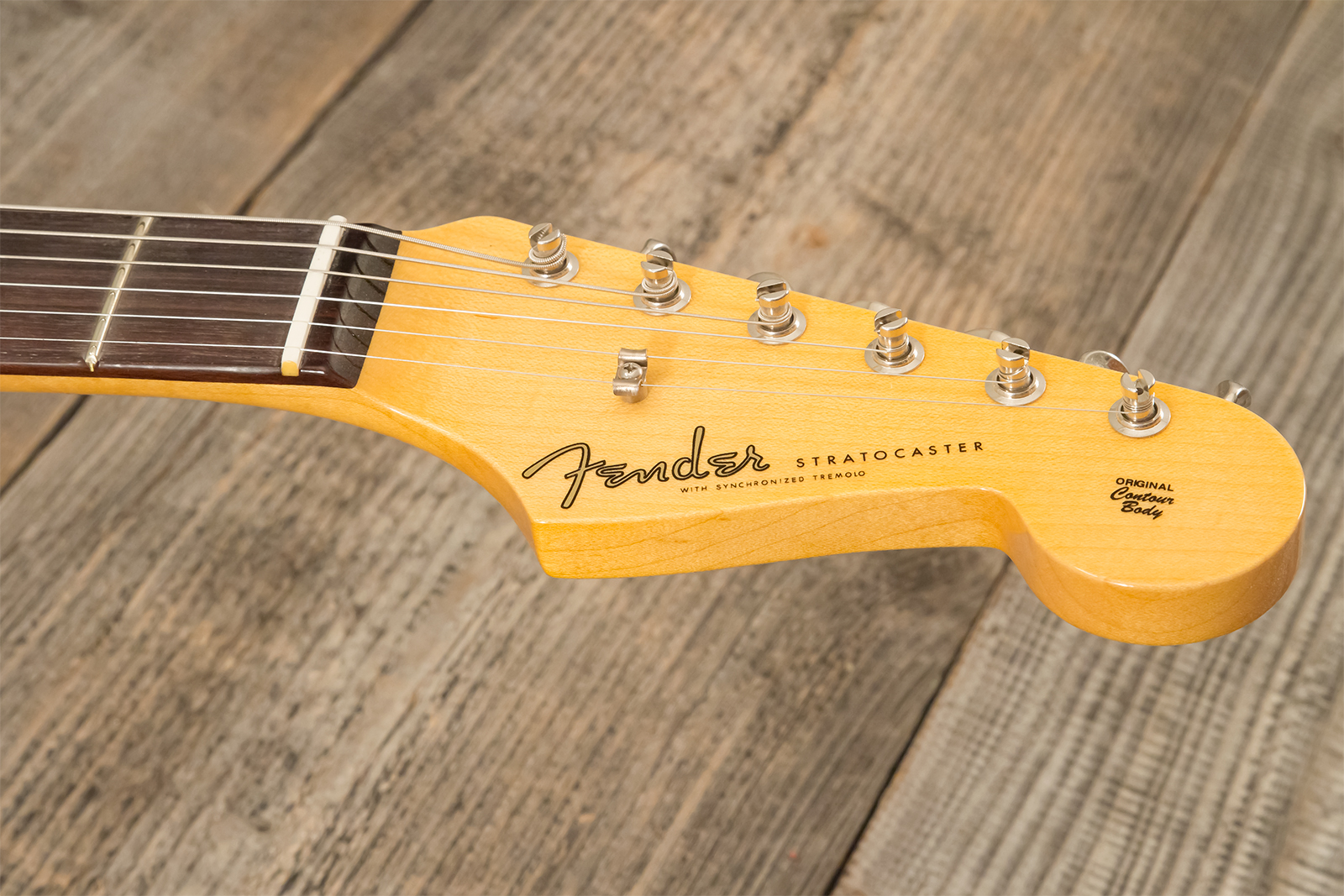 Fender Custom Shop Strat 1959 3s Trem Rw #r144343 - Time Capsule Fiesta Red - Elektrische gitaar in Strat vorm - Variation 10