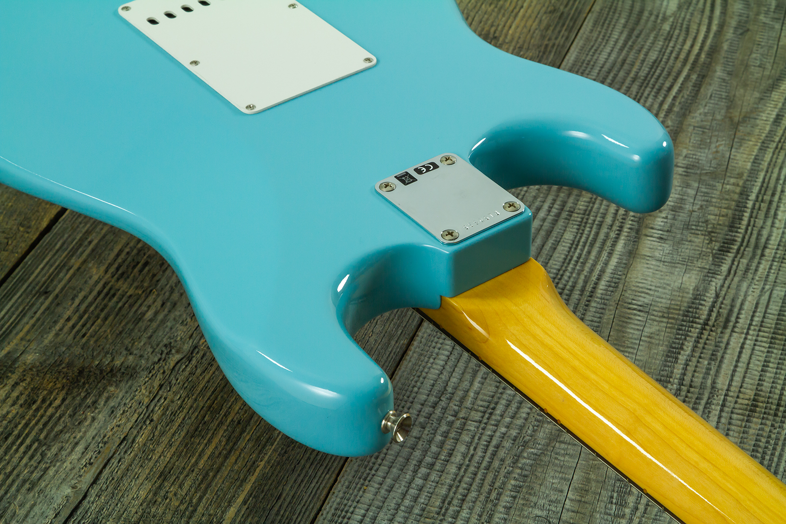 Fender Custom Shop Strat 1959 Vintage Custom 3s Trem Rw #r150835 - Time Capsule Daphne Blue - Elektrische gitaar in Strat vorm - Variation 13