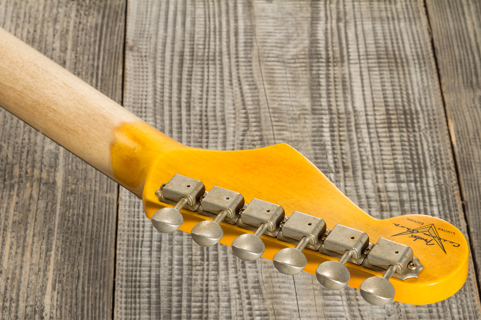 Fender Custom Shop Strat 1962/63 3s Trem Rw - Journeyman Relic Olympic White - Elektrische gitaar in Strat vorm - Variation 8