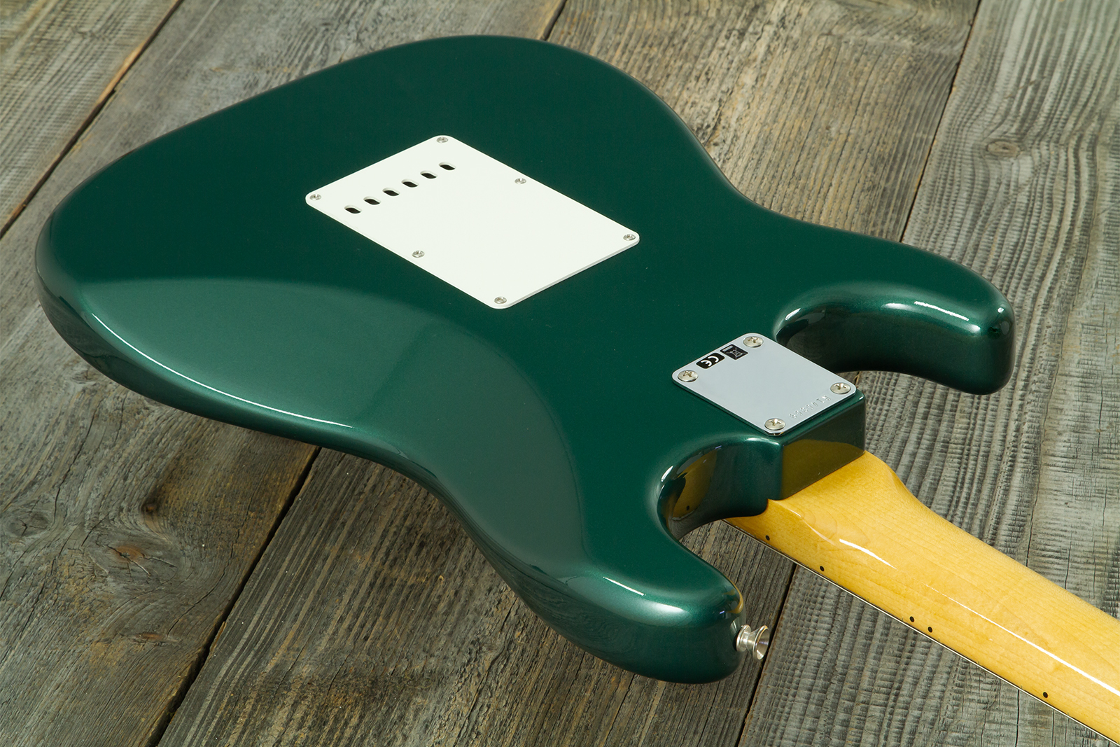 Fender Custom Shop Strat 1962 Vintage Custom 3s Trem Mn #r146869 - Time Capsule Sherwood Green Metallic - Elektrische gitaar in Strat vorm - Variation