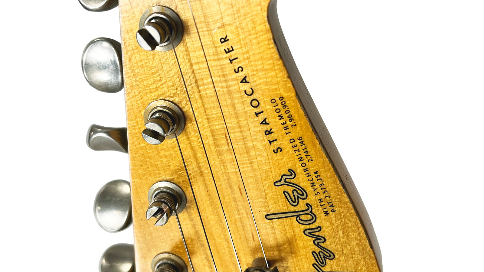 Fender Custom Shop Strat 1963 3s Trem Rw #r117571 - Relic Fiesta Red - Elektrische gitaar in Str-vorm - Variation 5