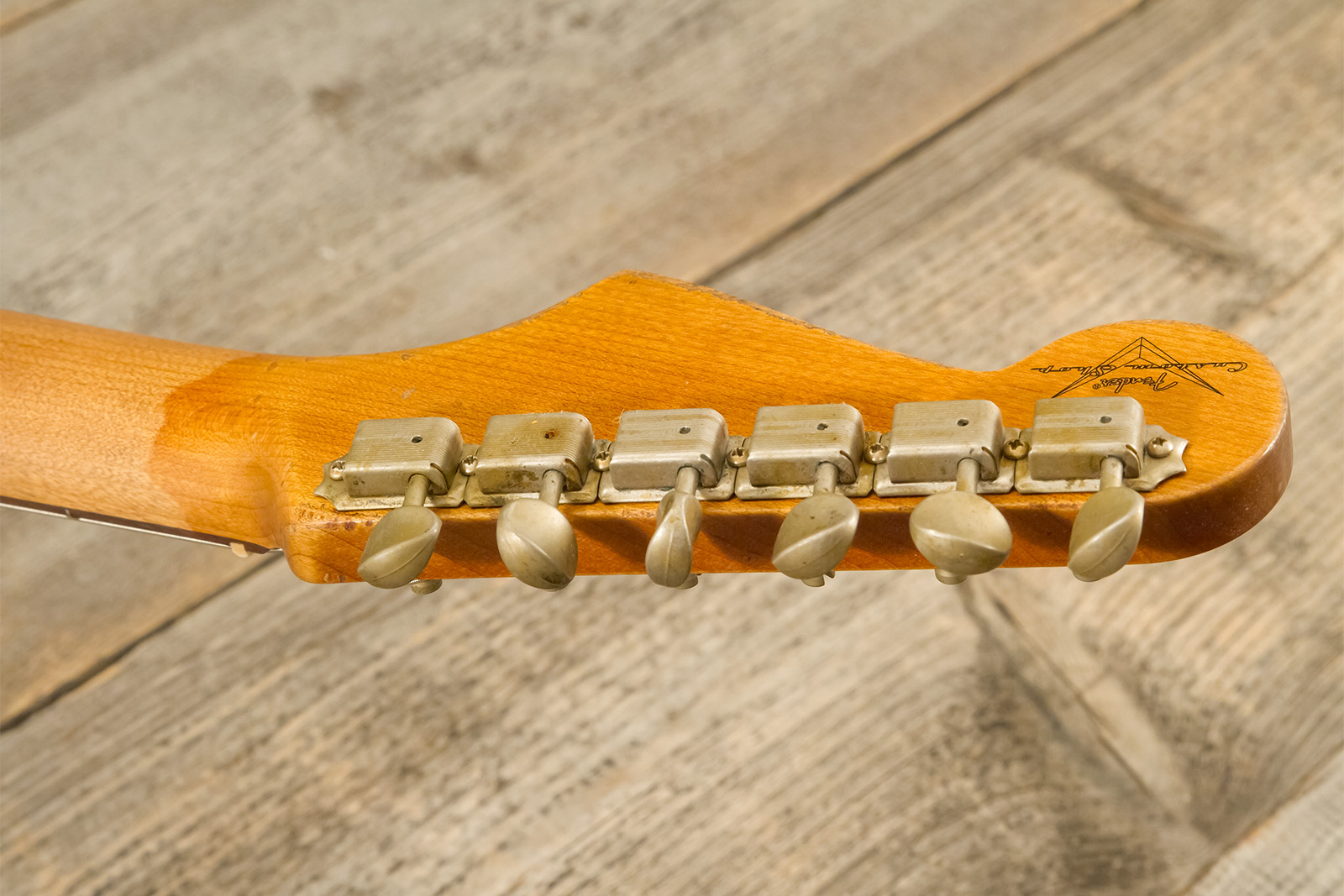Fender Custom Shop Strat 1963 3s Trem Rw #r141255 - Super Heavy Relic Sparkle 3-color Sunburst - Elektrische gitaar in Strat vorm - Variation 13