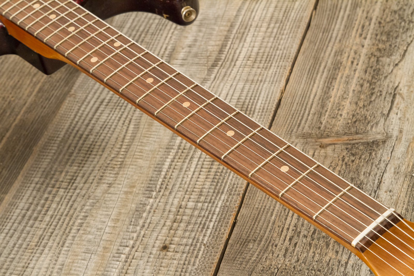 Fender Custom Shop Strat 1963 3s Trem Rw #r141255 - Super Heavy Relic Sparkle 3-color Sunburst - Elektrische gitaar in Strat vorm - Variation 7