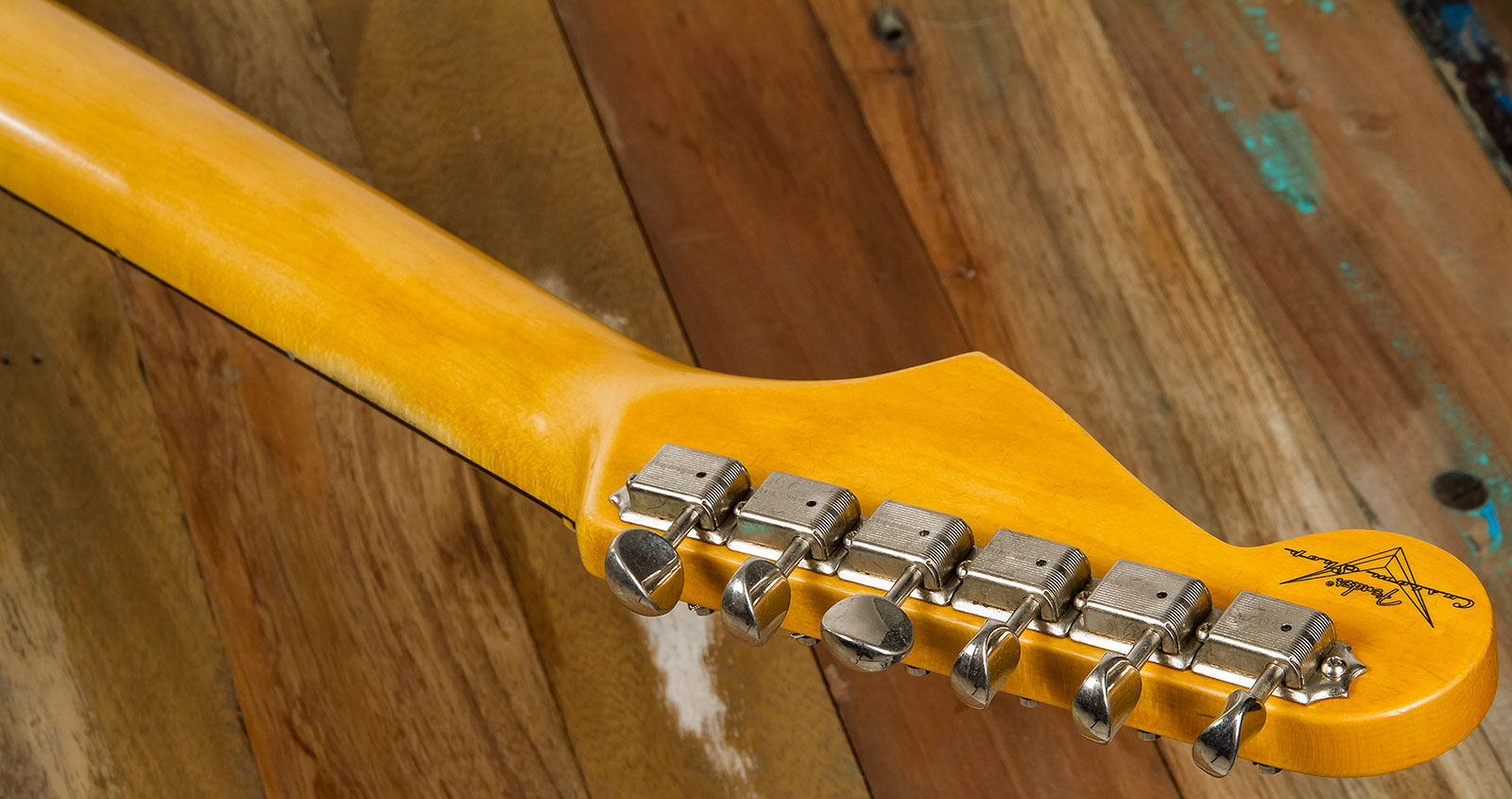 Fender Custom Shop Strat 1964 Rw #r114936 - Journeyman Relic 3-color Sunburst - Elektrische gitaar in Str-vorm - Variation 6