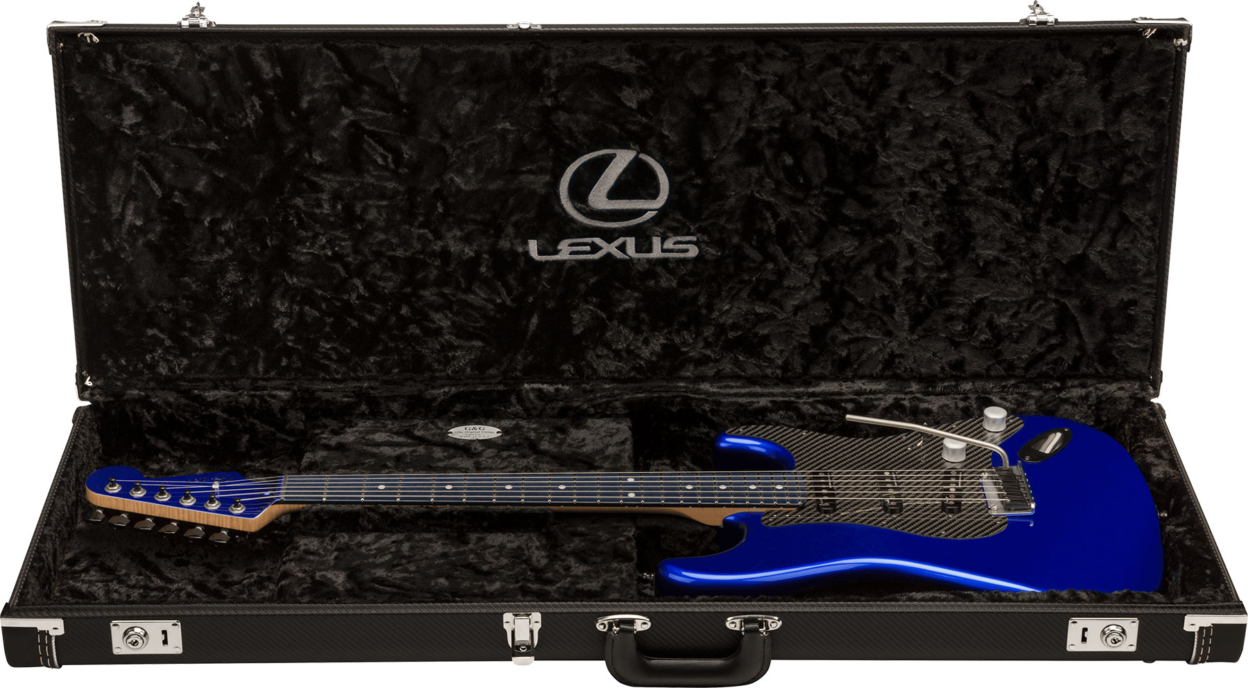 Fender Custom Shop Strat Lexus Lc Ltd 3s Trem Ric #vinlc058 - Structural Blue - Elektrische gitaar in Str-vorm - Variation 4