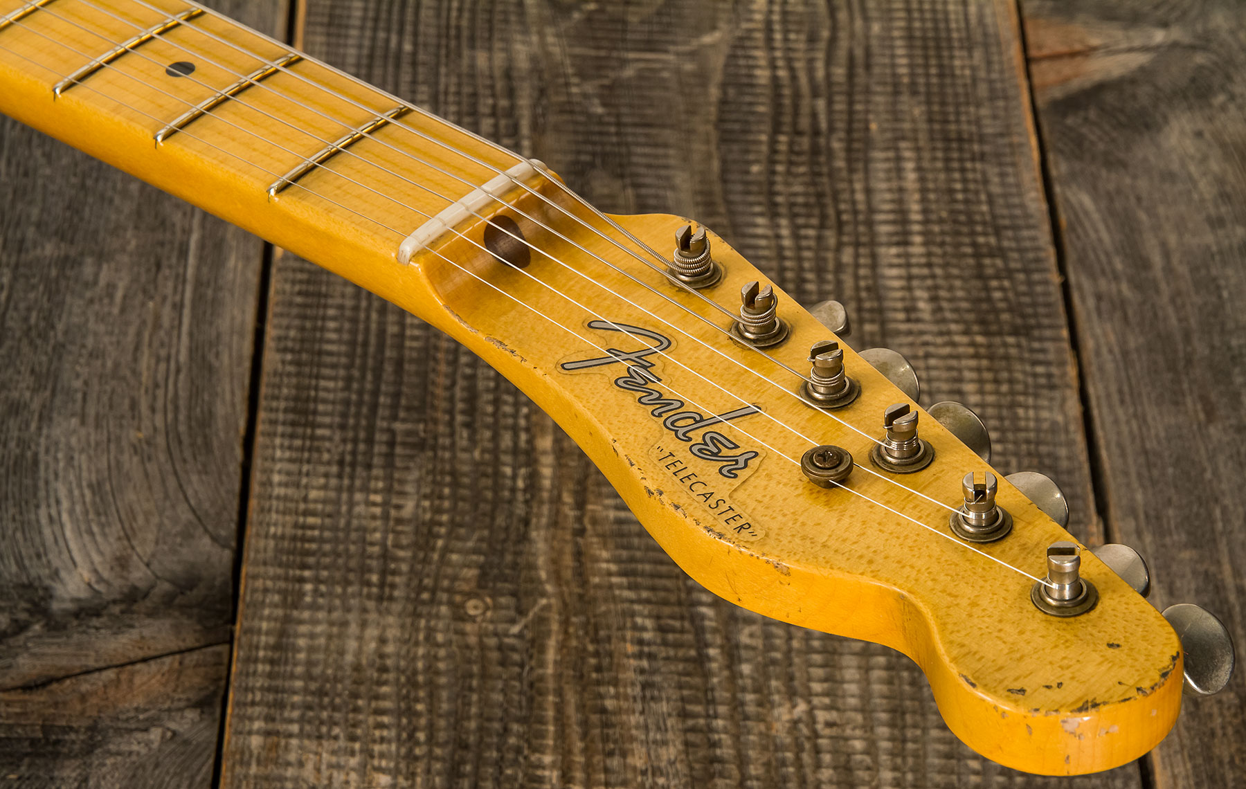 Fender Custom Shop Tele 1950 Masterbuilt J.smith Mn #r111000 - Relic Nocaster Blonde - Televorm elektrische gitaar - Variation 4
