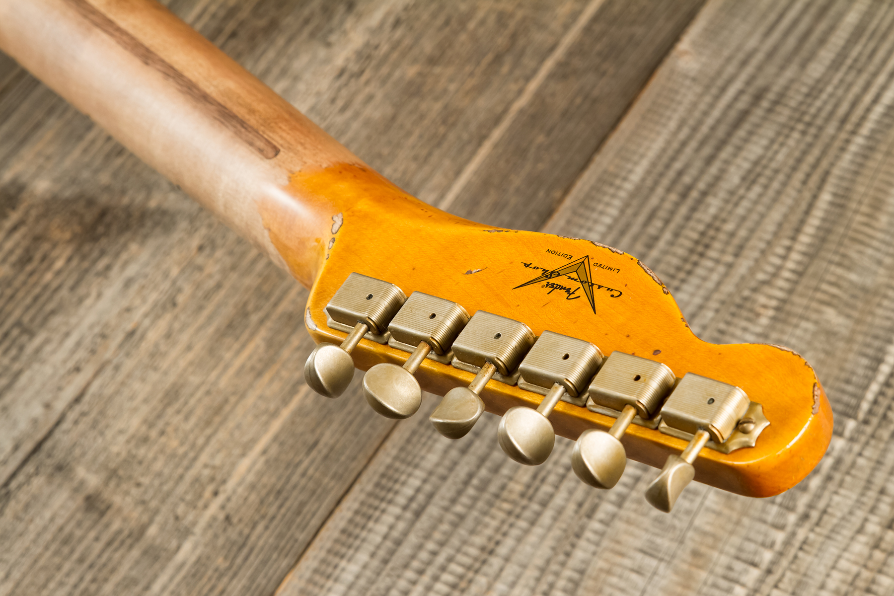 Fender Custom Shop Tele 1951 Sh Mn #r13524 - Super Heavy Relic Natural - Televorm elektrische gitaar - Variation 11