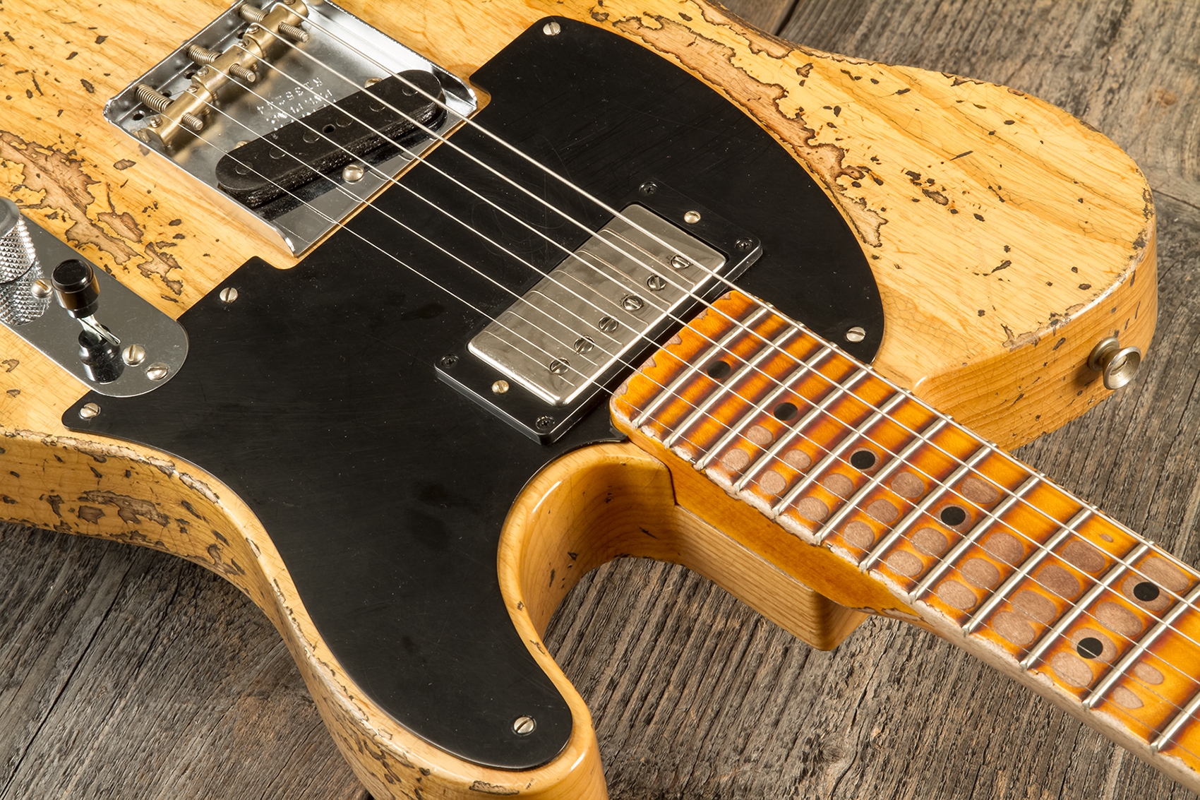 Fender Custom Shop Tele 1951 Sh Mn #r13524 - Super Heavy Relic Natural - Televorm elektrische gitaar - Variation 3