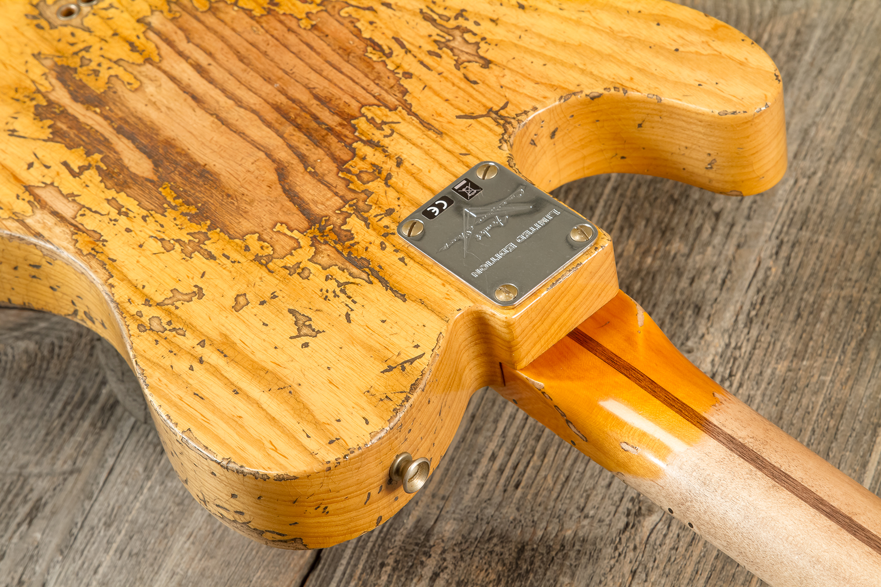 Fender Custom Shop Tele 1951 Sh Mn #r13524 - Super Heavy Relic Natural - Televorm elektrische gitaar - Variation 7