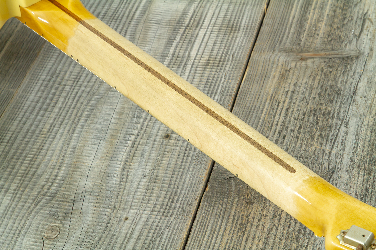 Fender Custom Shop Tele 1953 2s Ht Mn #r126760 - Heavy Relic Nocaster Blonde - Televorm elektrische gitaar - Variation 12