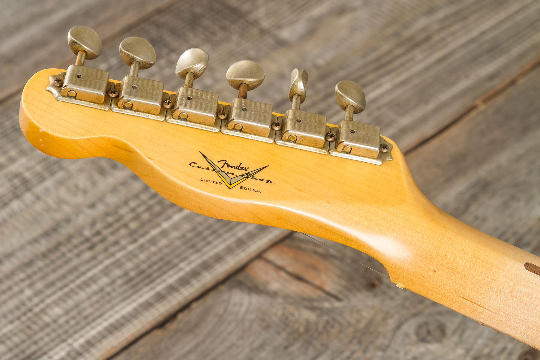 Fender Custom Shop Tele 1955 2s Ht Mn #cz580065 - Journeyman Relic Natural Blonde - Elektrische gitaar in Str-vorm - Variation 10