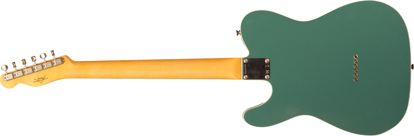 Fender Custom Shop Tele 1959 Custom 2s Ht Rw #r146032 - Time Capsule Sherwood Metallic - Televorm elektrische gitaar - Variation 1