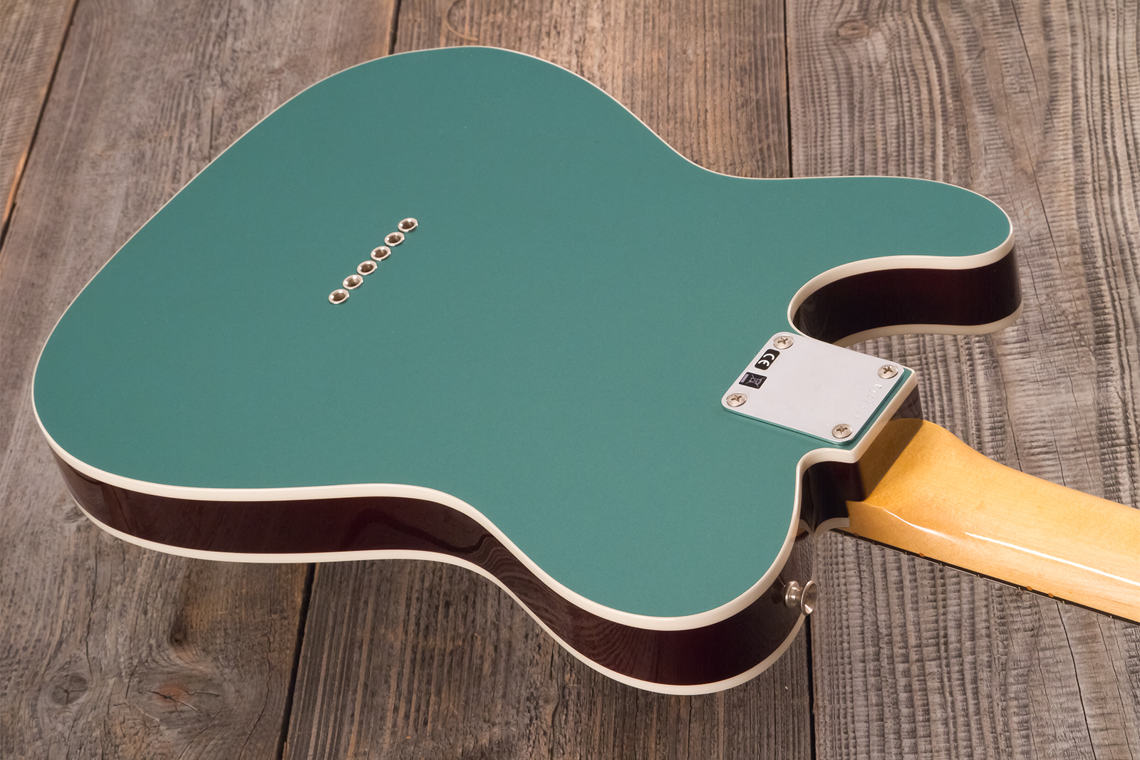 Fender Custom Shop Tele 1959 Custom 2s Ht Rw #r146032 - Time Capsule Sherwood Metallic - Televorm elektrische gitaar - Variation 7