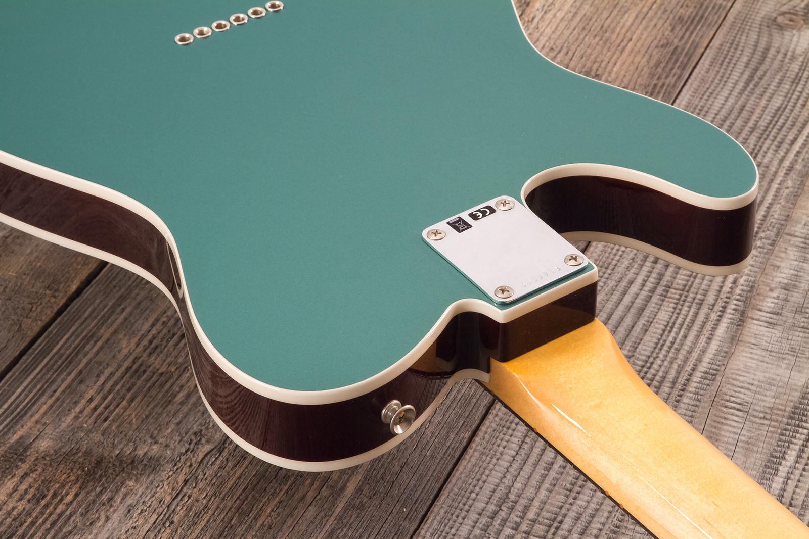 Fender Custom Shop Tele 1959 Custom 2s Ht Rw #r146032 - Time Capsule Sherwood Metallic - Televorm elektrische gitaar - Variation 8