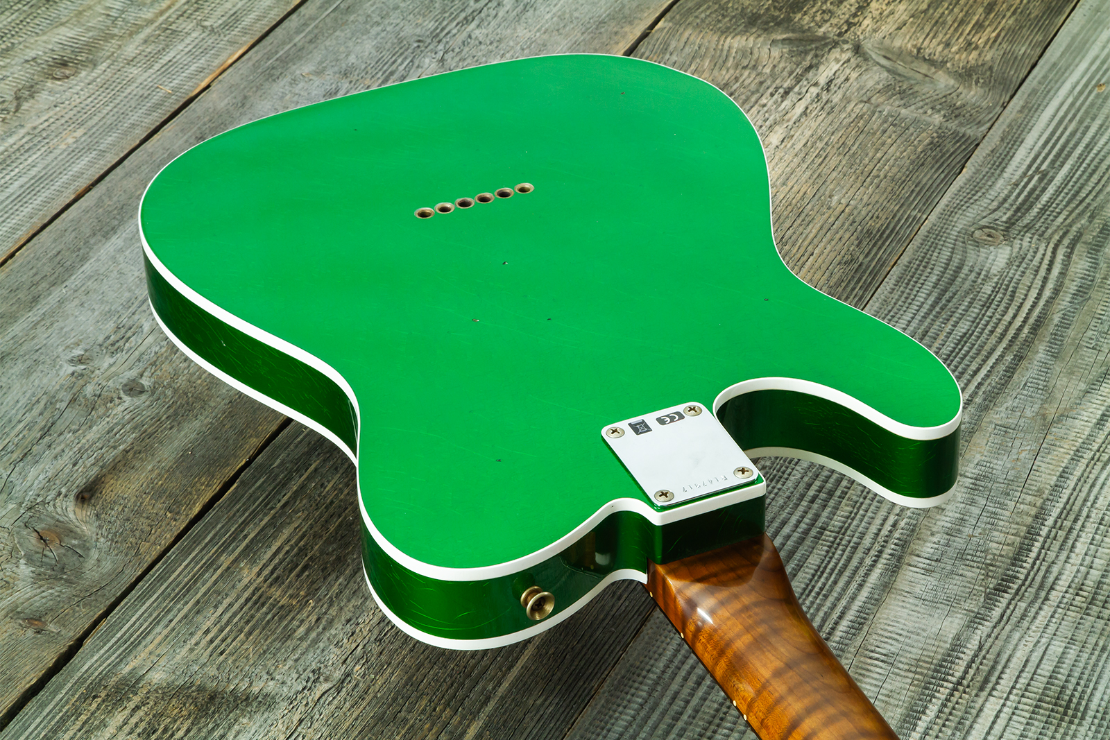 Fender Custom Shop Tele 1959 Vintage Custom 2s Ht Rw #r147917 - Journeyman Relic Candy Green - Televorm elektrische gitaar - Variation 9