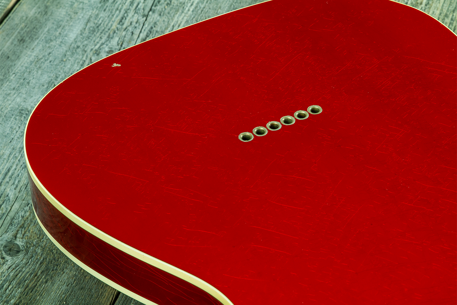 Fender Custom Shop Tele 1959 Vintage Custom 2s Ht Rw #r147953 - Journeyman Relic Candy Apple Red - Televorm elektrische gitaar - Variation 10