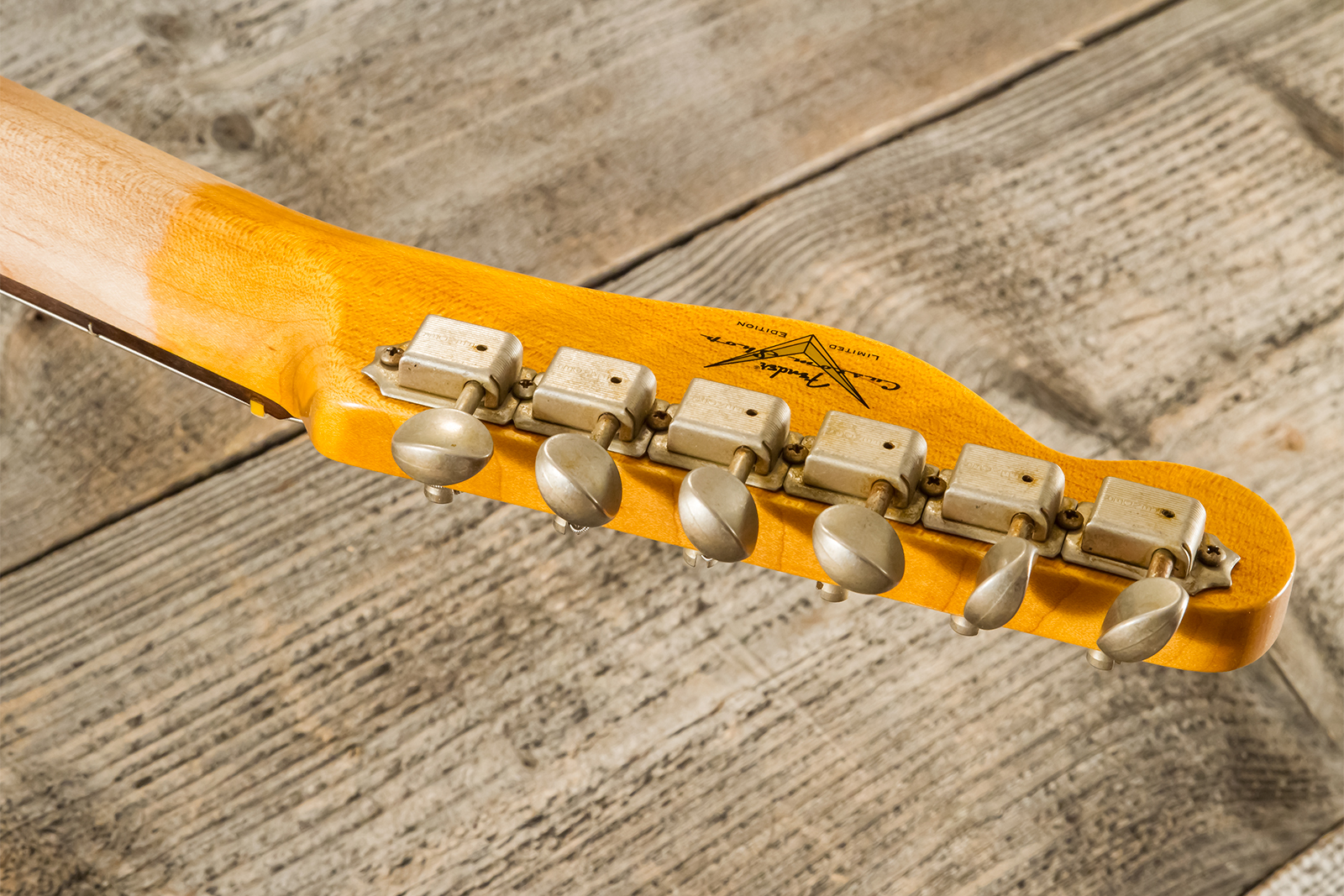 Fender Custom Shop Tele 1960 2s Ht Rw - Heavy Relic Chocolate 3-color Sunburst - Televorm elektrische gitaar - Variation 16
