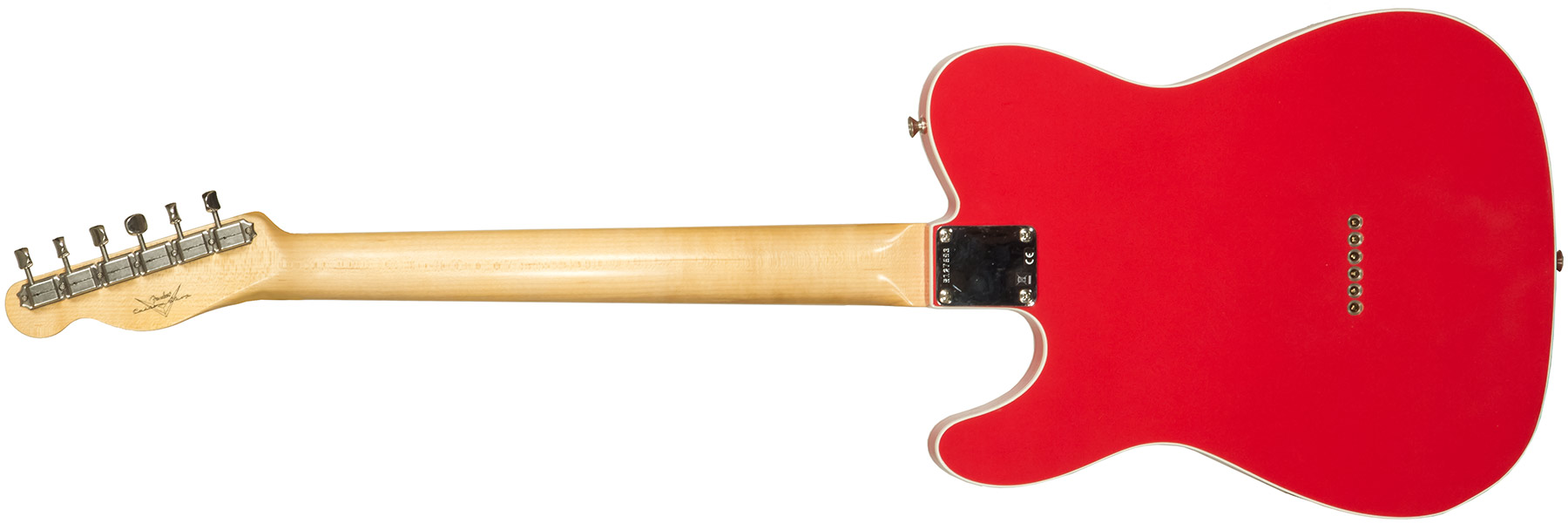 Fender Custom Shop Tele 1963 2s Ht Rw #r127693 - Closet Classic Fiesta Red - Televorm elektrische gitaar - Variation 1