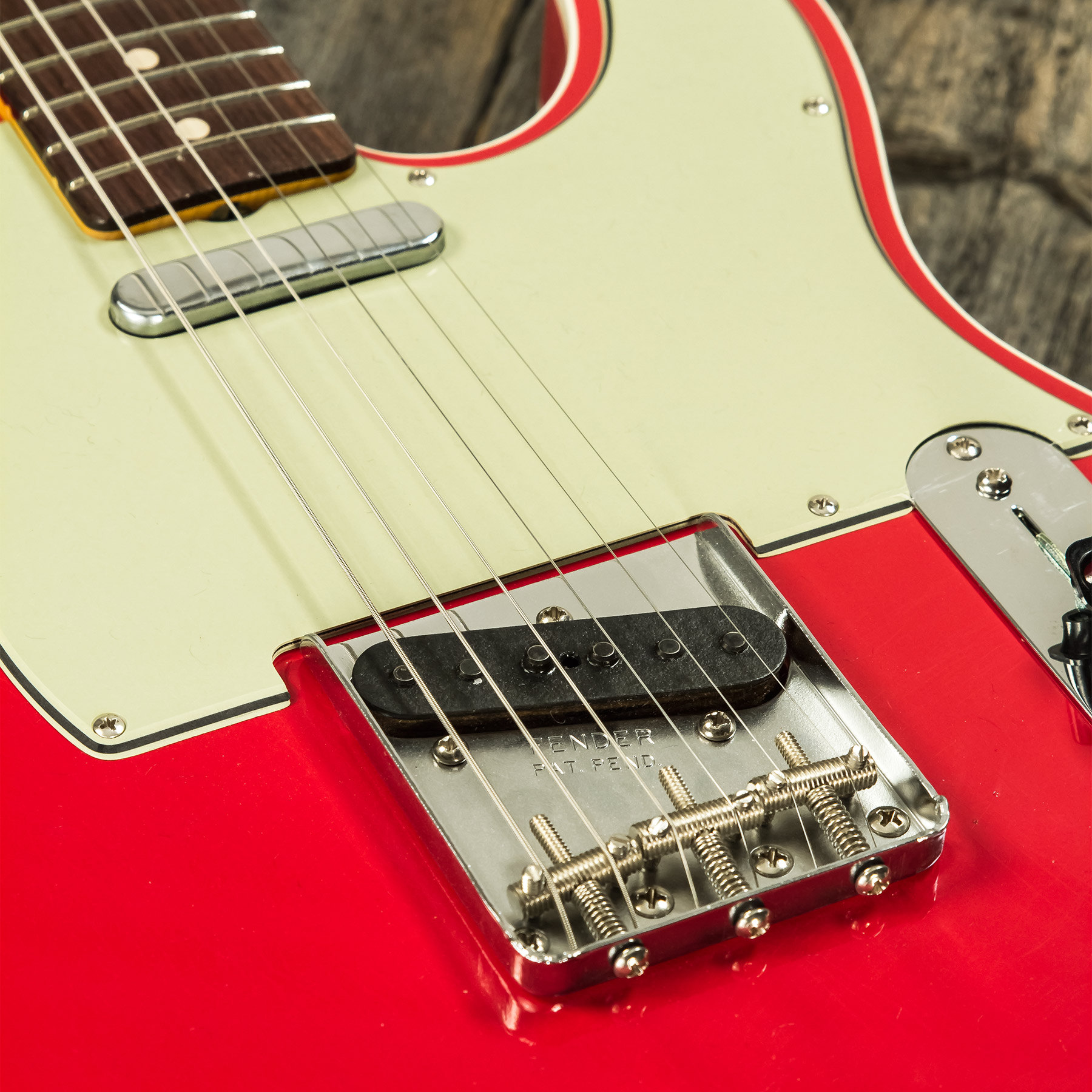 Fender Custom Shop Tele 1963 2s Ht Rw #r127693 - Closet Classic Fiesta Red - Televorm elektrische gitaar - Variation 5