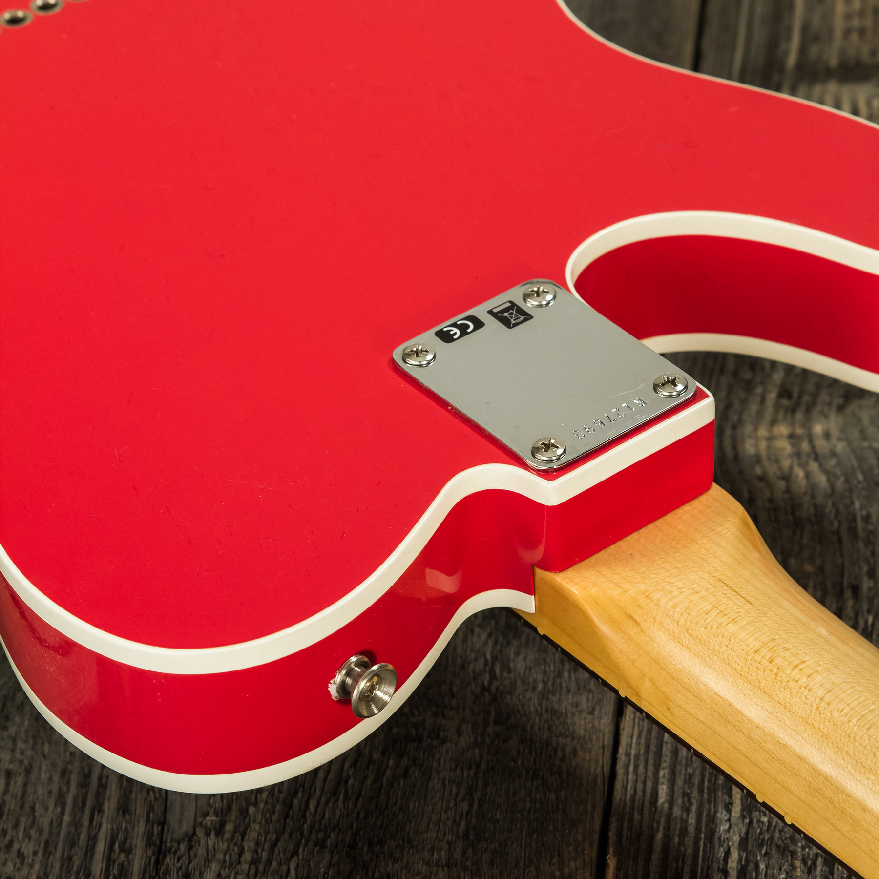Fender Custom Shop Tele 1963 2s Ht Rw #r127693 - Closet Classic Fiesta Red - Televorm elektrische gitaar - Variation 7