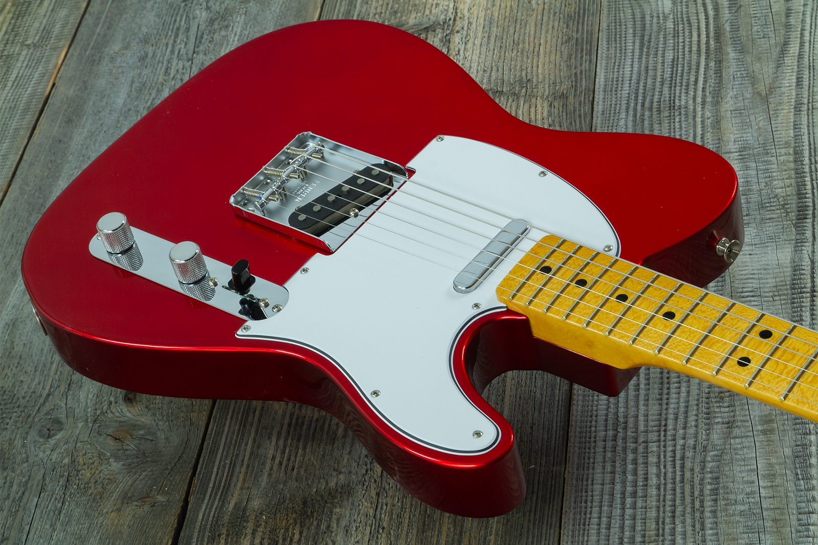 Fender Custom Shop Tele 1969 2s Ht Mn - Nos Candy Apple Red - Televorm elektrische gitaar - Variation 2