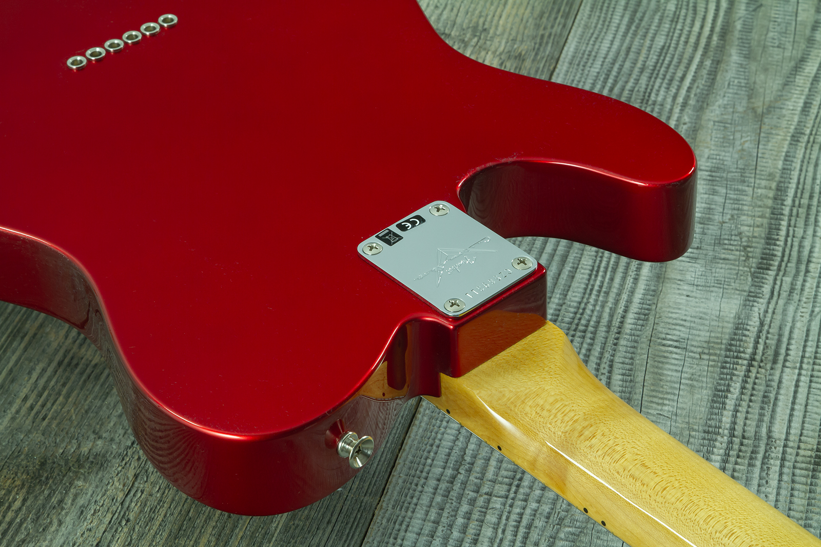 Fender Custom Shop Tele 1969 2s Ht Mn - Nos Candy Apple Red - Televorm elektrische gitaar - Variation 8