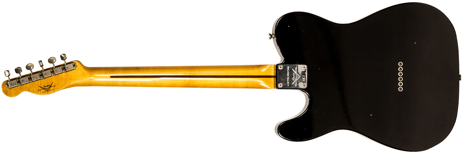 Fender Custom Shop Double Esquire/tele Custom 2s Ht Mn #r97434 - Journeyman Relic Aged Pink Paisley - Semi hollow elektriche gitaar - Variation 1