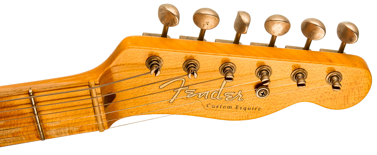 Fender Custom Shop Double Esquire/tele Custom 2s Ht Mn #r97434 - Journeyman Relic Aged Pink Paisley - Semi hollow elektriche gitaar - Variation 5