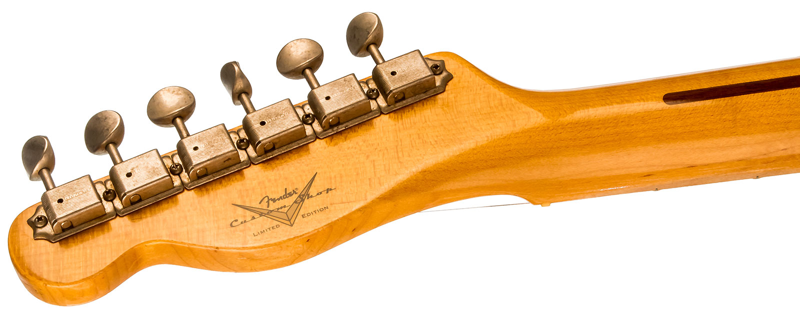 Fender Custom Shop Double Esquire/tele Custom 2s Ht Mn #r97434 - Journeyman Relic Aged Pink Paisley - Semi hollow elektriche gitaar - Variation 6