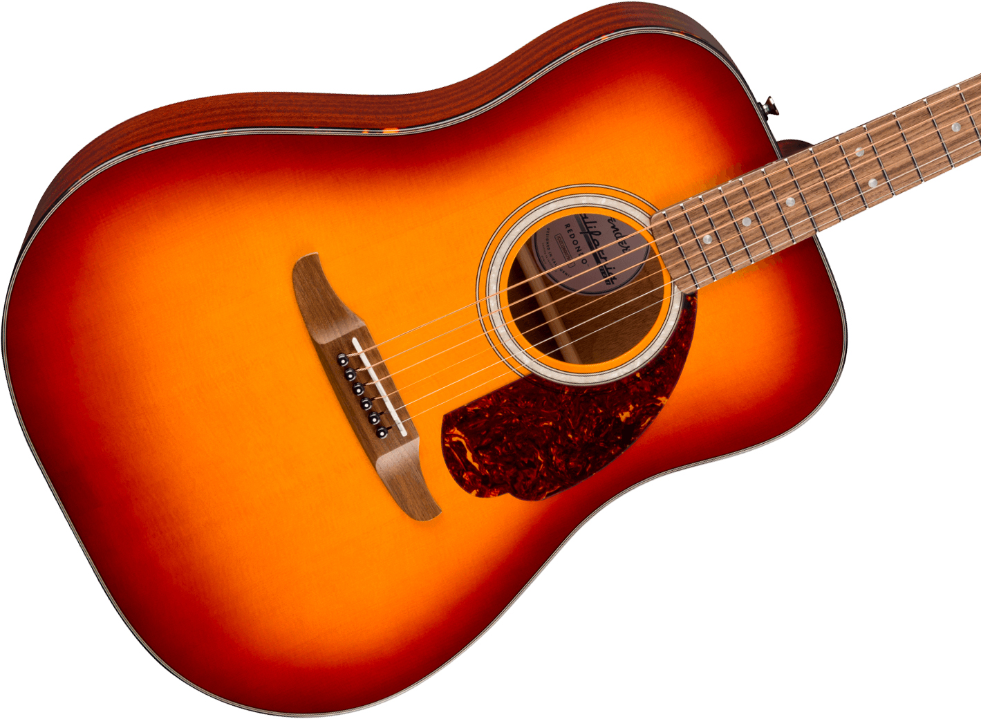 Fender Deluxe Redondo California Dreadnought Epicea Acajou Noy - Sienna Sunburst - Folk gitaar - Variation 2