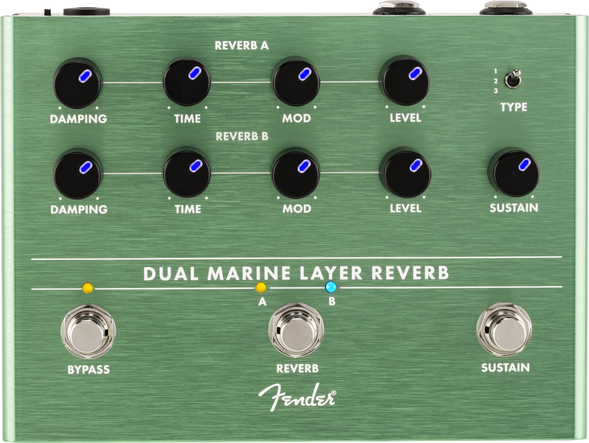 Fender Dual Marine Layer Reverb - Reverb/delay/echo effect pedaal - Variation 1