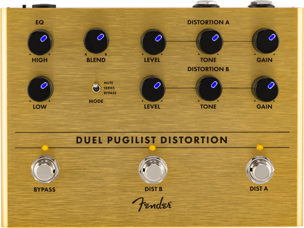 Fender Duel Pugilist Distortion - Overdrive/Distortion/fuzz effectpedaal - Variation 1