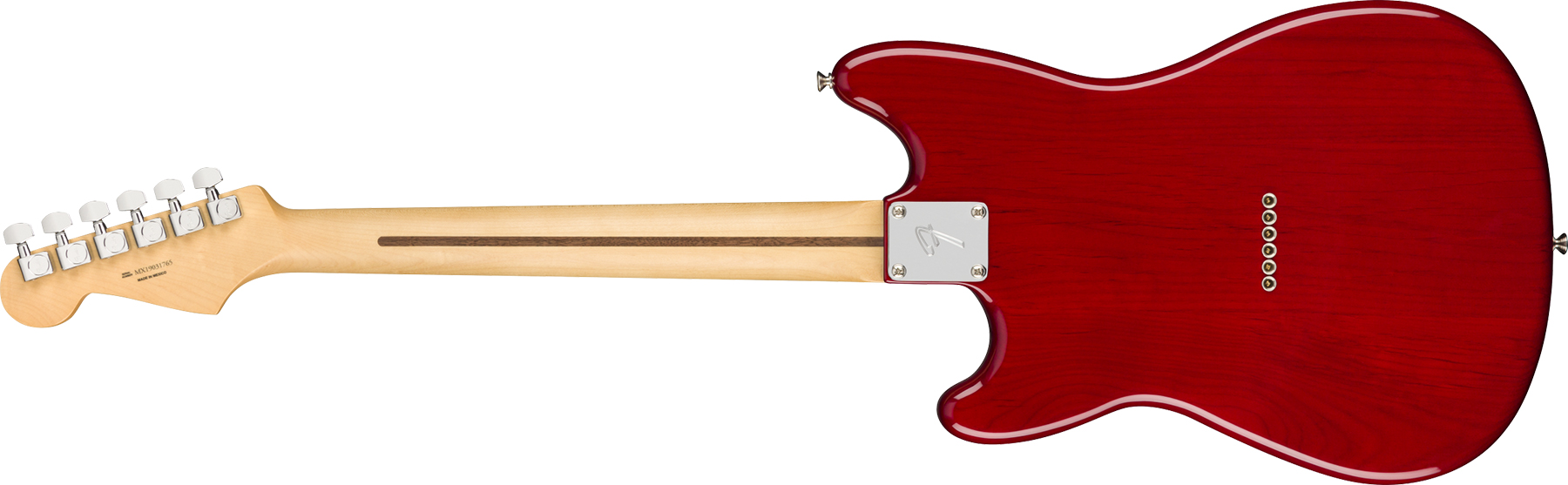 Fender Duo-sonic Player Hs Ht Mn - Crimson Red Transparent - Retro-rock elektrische gitaar - Variation 1