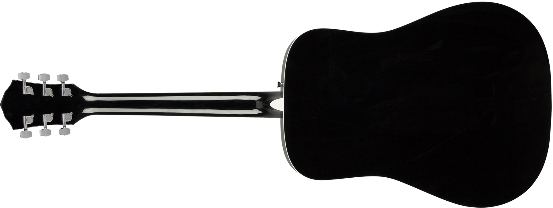 Fender Fa-125 Dreadnought 2020 Epicea Acajou Wal - Black - Westerngitaar & electro - Variation 1