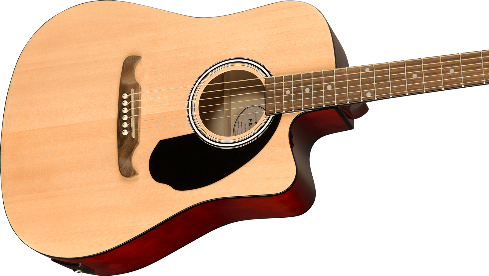 Fender Fa125ce Alternative Dreadnought Cw Epicea Acajou Wal - Natural - Volksgitaar - Variation 2