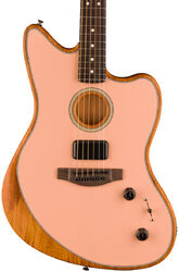 Volksgitaar Fender Acoustasonic Player Jazzmaster (MEX, RW) - shell pink