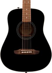 Folk gitaar Fender California Standard Redondo Mini +Bag - black