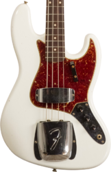 Custom Shop 1964 Jazz Bass #R145112 - Journeyman Relic Olympic White 