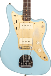 Retro-rock elektrische gitaar Fender Custom Shop 1959 250k Jazzmaster #CZ576203 - Journeyman relic aged daphne blue