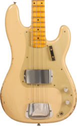 Solid body elektrische bas Fender Custom Shop 1958 Precision Bass #CZ578480 - Relic aged desert sand